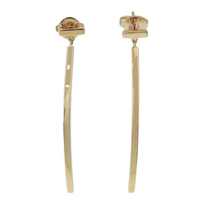 Tiffany & Co T-wire Bar Earrings 18K Pink Gold 750 Pink Gold Earring Accessories