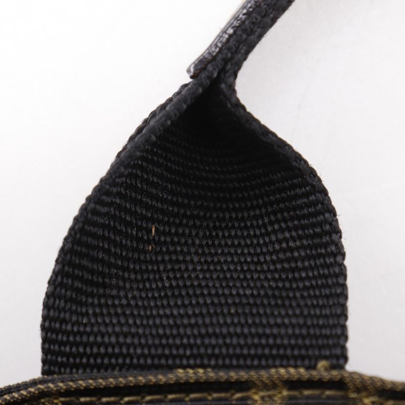 Fendi Zucca Nylon Canvas Brown Women's Handbag