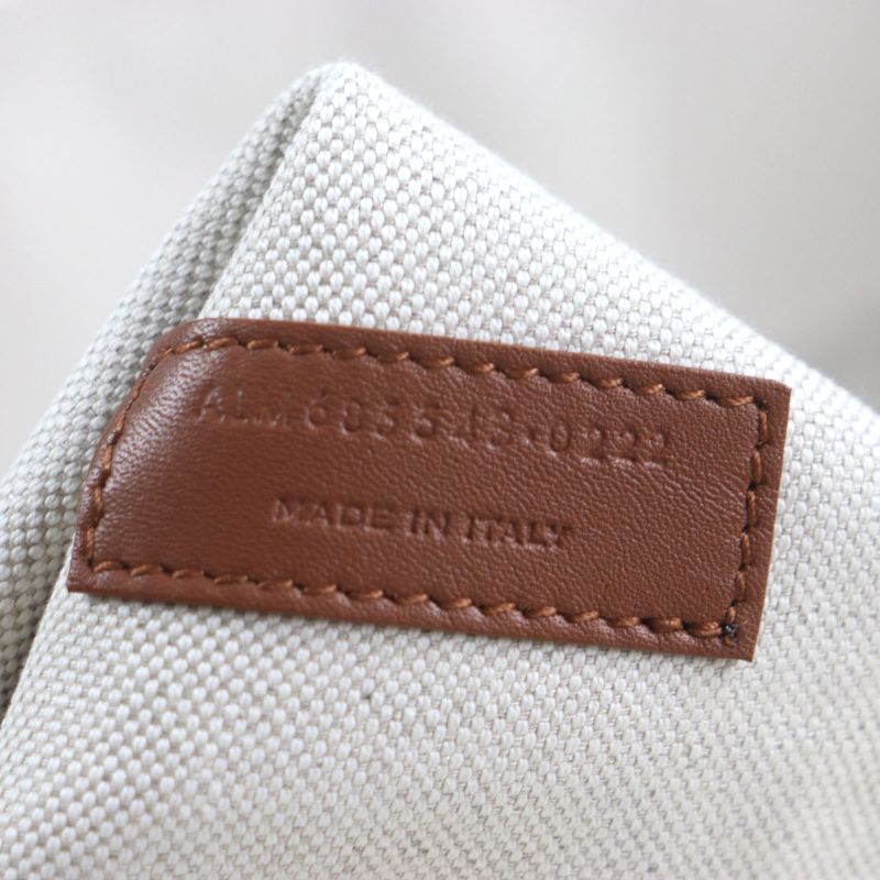  Saint Laurent Paris 685543 Rive Gauche Maxi 2WAY Shopping Bag Canvas Leather