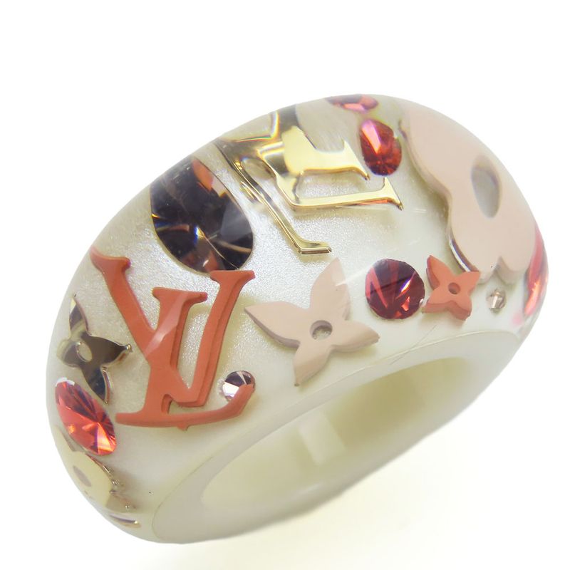 Louis Vuitton RING Anclusion S Plastic Multicolor Small Accessories LV Ladies