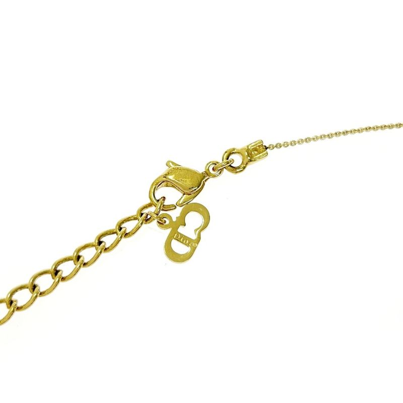 Christian Dior GP Dior Logo Necklace Gold 438196 Necklace