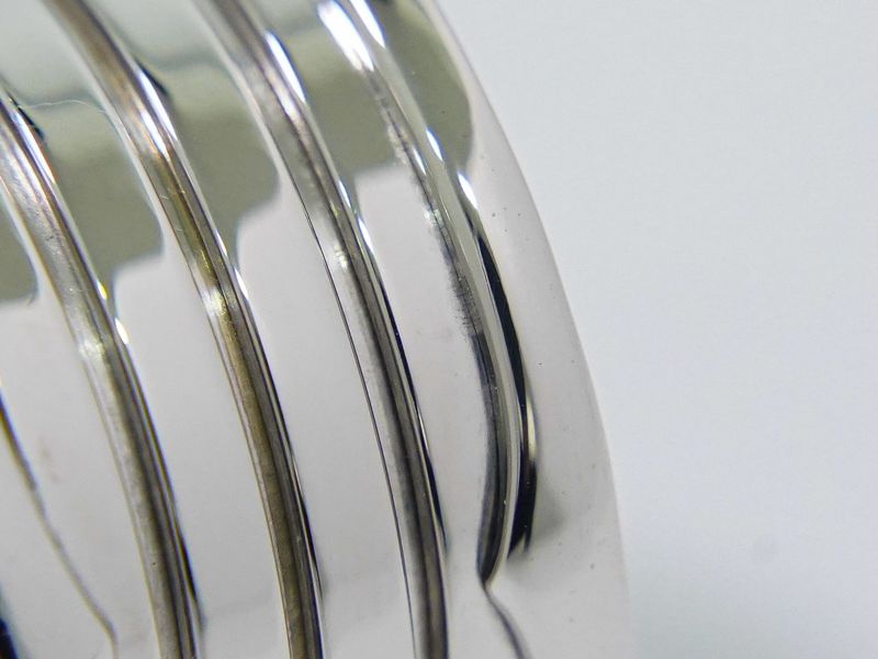 Authentic Bulgari Bvlgari B-zero1 750 WG Ring 59 17 White Gold Accessories