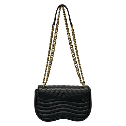 Louis Vuitton Shoulder Bag New Wave Chain Bag PM M51683 Noir Black Leather