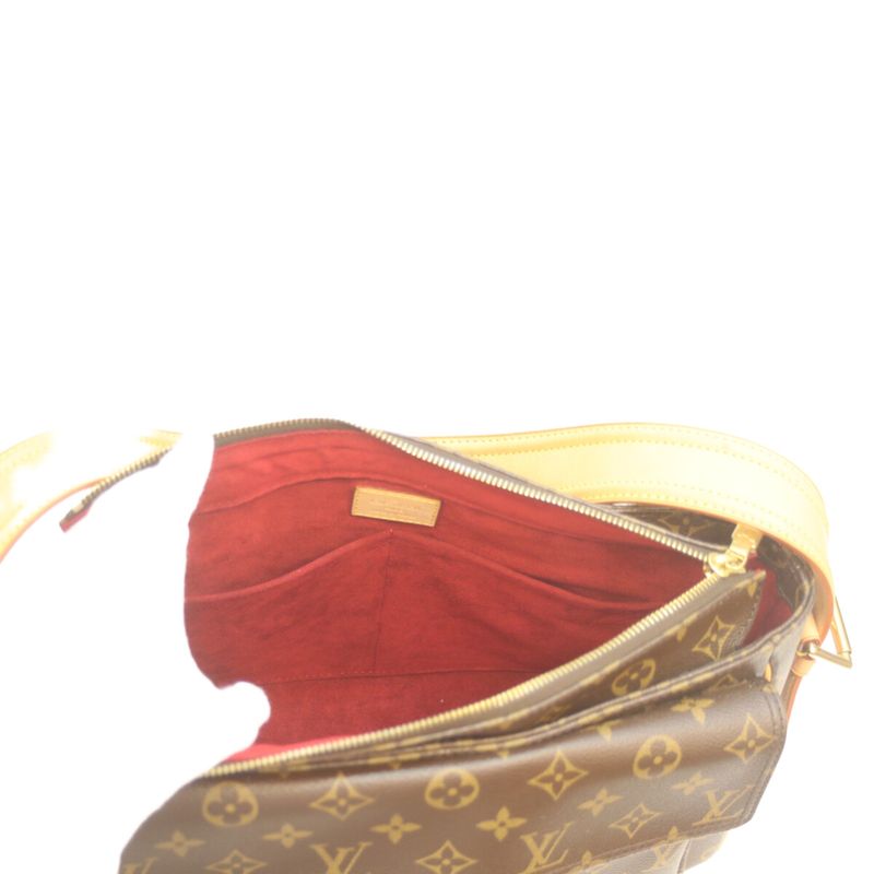 Louis Vuitton M51163 06 Monogram Vivacite GM Shoulder Bag Brown