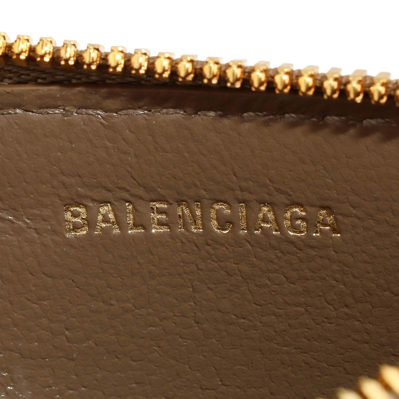 Balenciaga Card Case Signature Beige