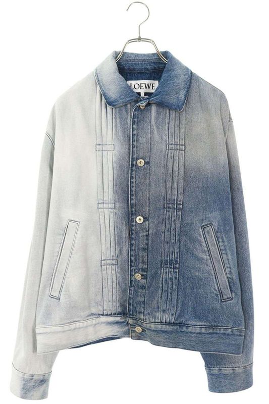 Loewe 25SS H526y50w31 Gradient Denim Jacket Men's 46