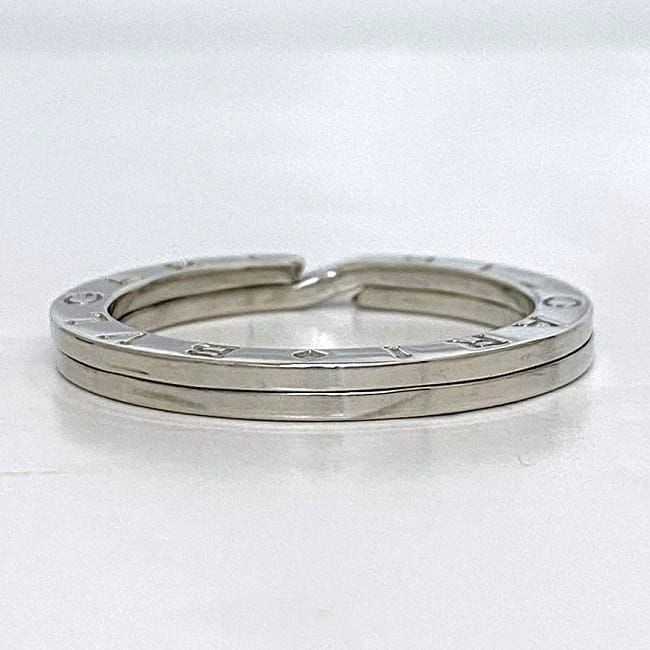 Bulgari Key Ring Silver Logomania Polished Ag 925