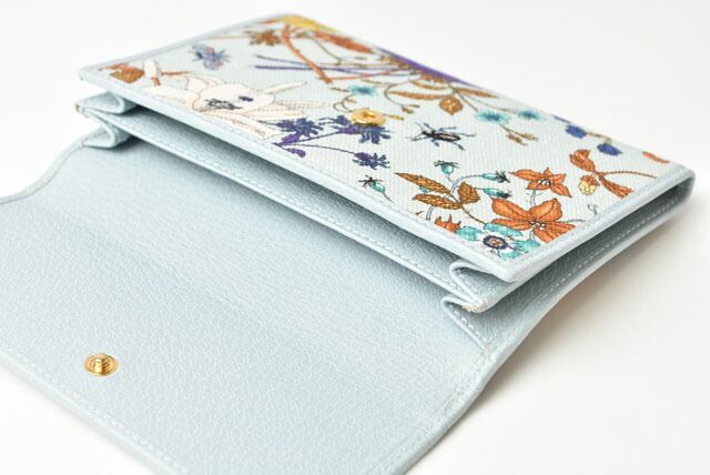 Gucci Document Case Small Bag Clutch Bag Gucci Folded Wallet Flora Limited