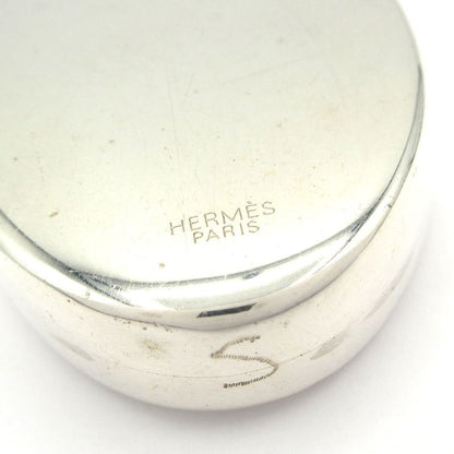 Hermes Necklace - Leather Silver And Black Perfume Bottle