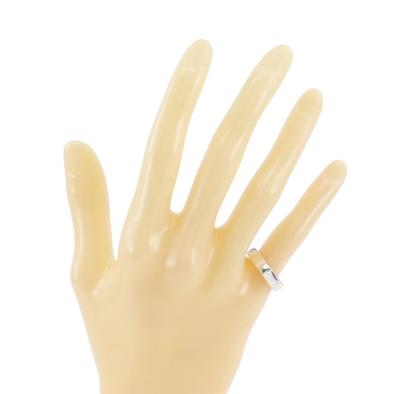 Gucci Nut Hexagon Silver 925 Size 9.5 Ladies 8.0g Ring