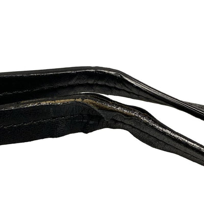 Chanel Shoulder Bag Matelasse Black Silver Hardware / Chain Shoulder / Gathered