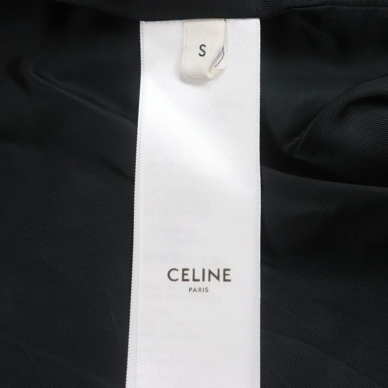 Celine 23SS 2y74a366 Monogram Triomphe Charm Logo Embroidery Zip-up Tracksuit