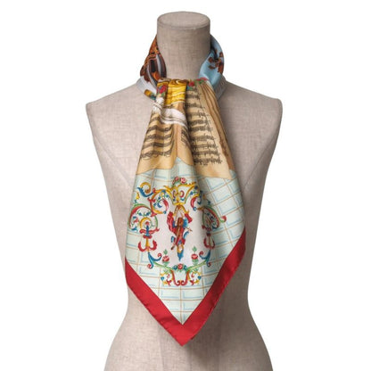 Hermes Wolfgang Amadeus Mozart Hymn To Mozart Carré 90 Scarf Silk Twill Square