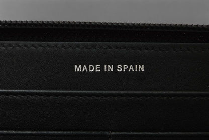 Chanel Wallet Chanel Long Wallet Round Zipper Caviar Skin Black Silver A50071