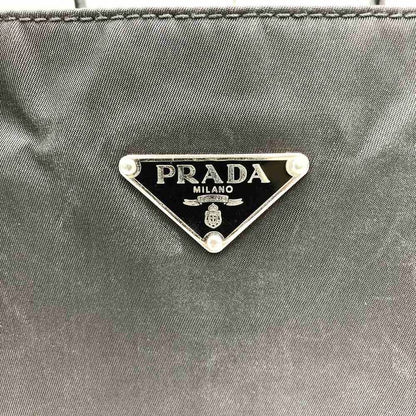 Prada Tote Bag One Shoulder Bag Nylon Black Ladies Men Simple Casual Fashion