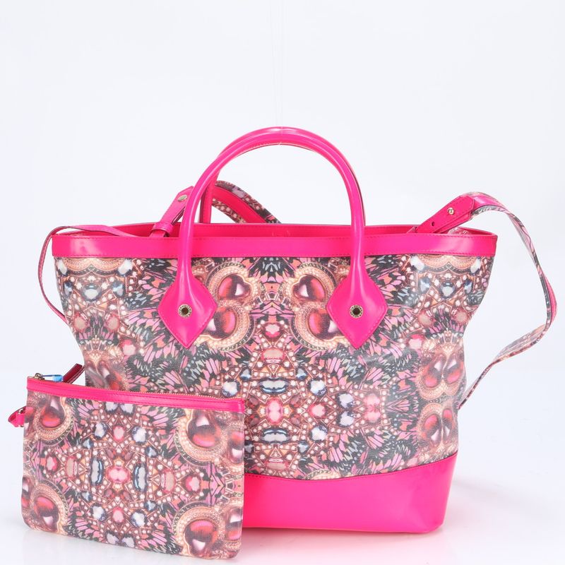 Bulgari Hologram Seal Matthew Williamson 2WAY Tote Bag Crossbody Shoulder A4