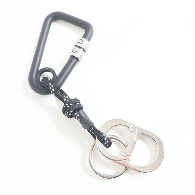 20SS DIOR / DIOR Homme CD Logo Silver Hardware Climbing Rope Carabiner Snap