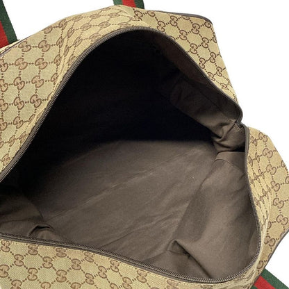 Gucci Boston Bag GG Patternsherry (web) 153240 Dark Brown X Beige X Multi Main