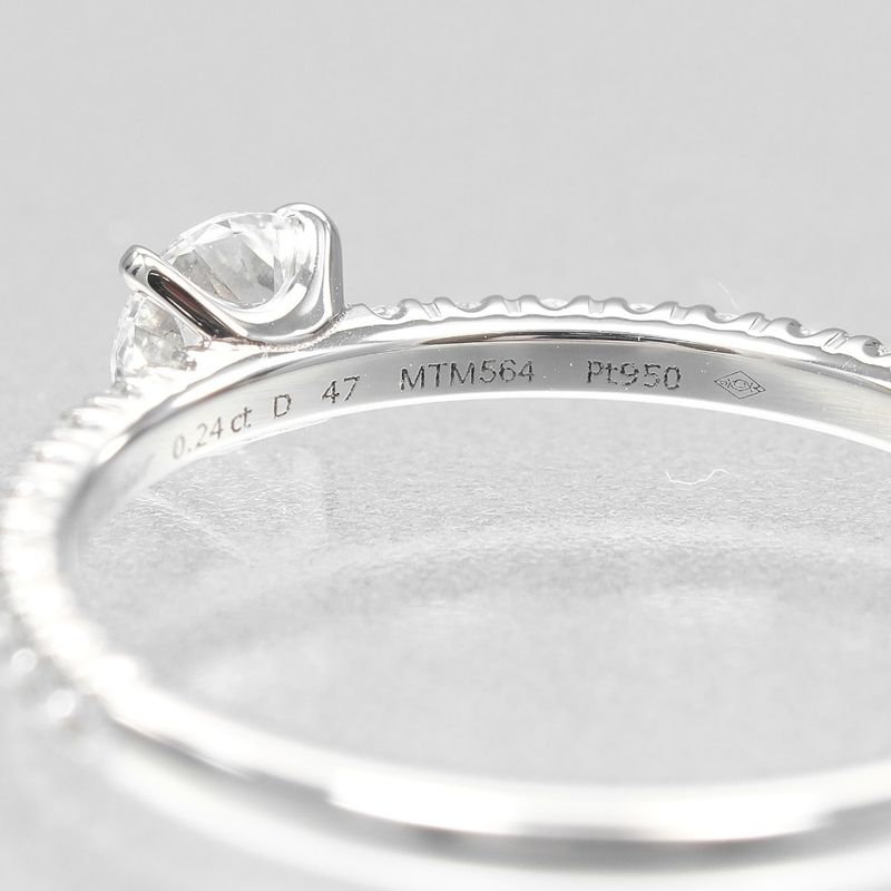 Cartier Etancel De Cartier Pt950platinum And Diamonds Size 7 Ladies 1.7g Ring
