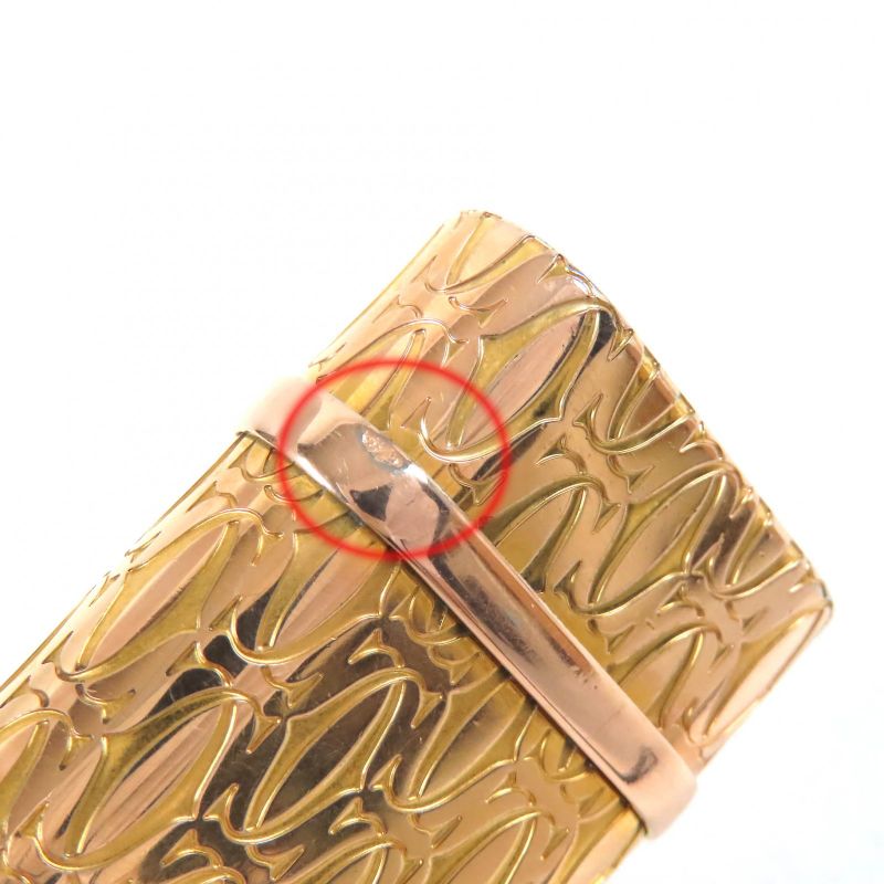 Cartier Godron Happy Birthday 2C Motif Roller Type Gas Lighter