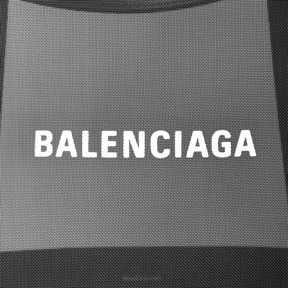Balenciaga Tote Bag Navy Cabas Noir Black