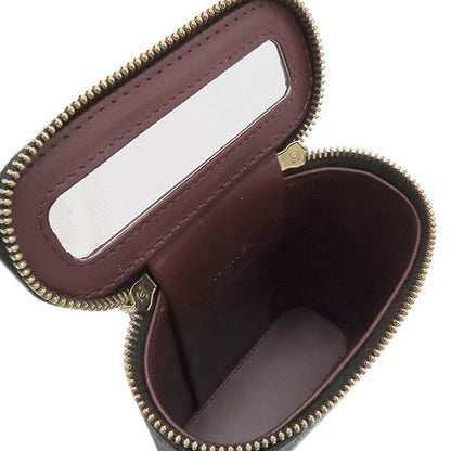 Chanel Shoulder Bag Matelasse Small Vanity Bag Caviar Skin Black Gold Hardware