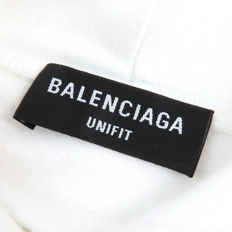 Balenciaga 21AW 651799 100% Cotton Lgbtq Logo Rainbow Embroidery Oversized