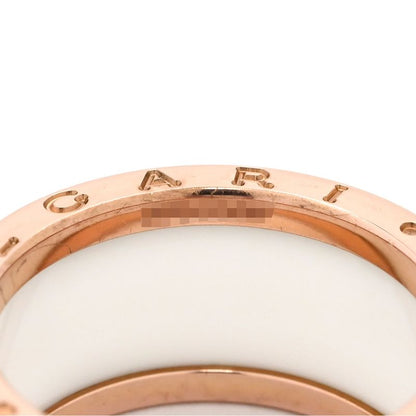 Bvlgari Bvlgari Ring B-Zero1 4 Band Ring 18k Pink Gold Ceramic Pink Gold X