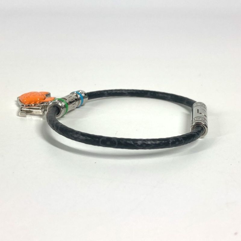 Louis Vuitton Bracelet Keep It Club M8822e Monogram Eclipse Canvas Black