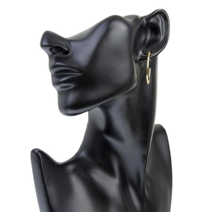 Tiffany & Co Tiffany & Co Plain Hoop Earrings 18K Yellow Gold 750 Yellow Gold