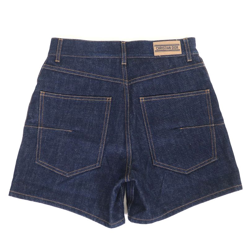 Christian DIOR 25SS 512p44a3426 100% Cotton Lined Oblique Logo Patch Denim