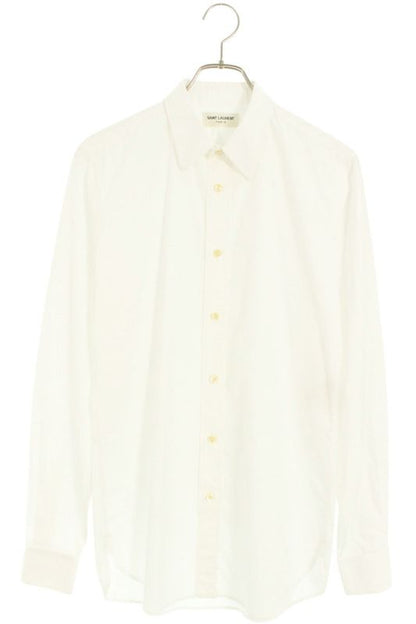 Saint Laurent Paris 395263 Y716j Cotton Long Sleeve Shirt Men 39