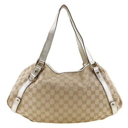 Gucci 130736 GG Canvas Beige Women's Tote Bag