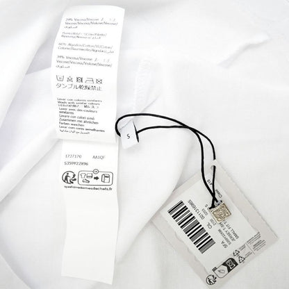 Loewe Short Sleeve Small Fit T-shirt White S Size S359y22x96 Cotton