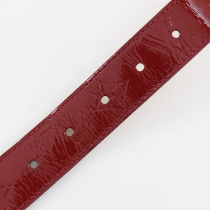 Louis Vuitton Santure M6980 Monogram Vernis Pomme D'amour Red Ca4181 Ladies Belt
