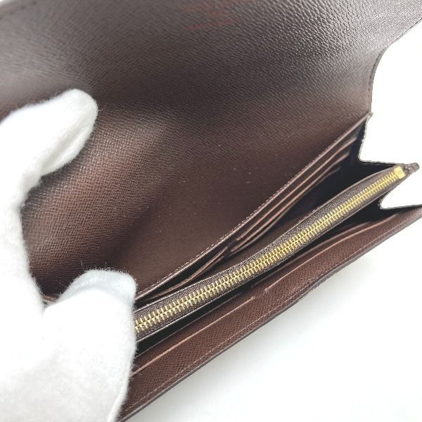 Louis Vuitton N63209 Damier Round Zipper Portefeuille Sarah