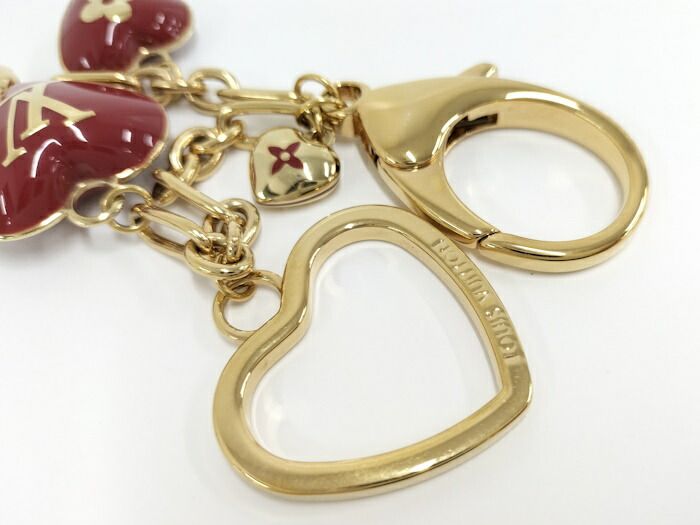 Louis Vuitton Bijoux Sac Cool Key Charm GP Heart M65759