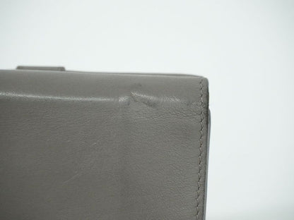 Authentic Saint Laurent Origami Tiny Trifold Fold Wallet Compact Wallet Leather