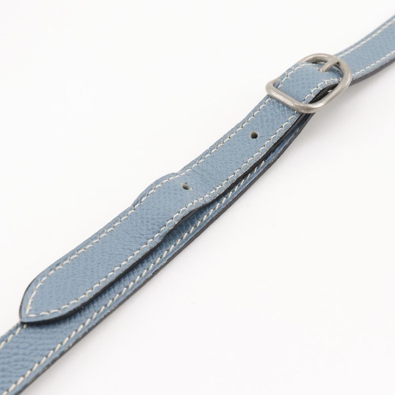 Hermes Amelie Courchevel Blue Jean Light Blue □E Ladies Shoulder Bag