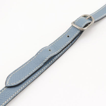 Hermes Amelie Courchevel Blue Jean Light Blue □E Ladies Shoulder Bag