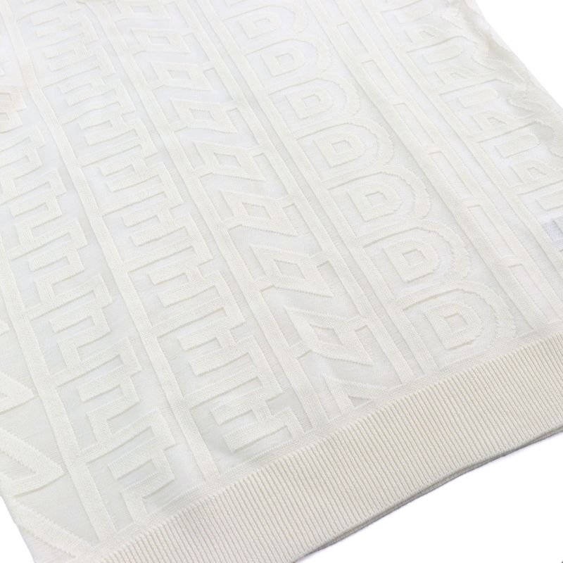 Fendi X MARC Jacobs Fendi X MARC Jacobs 22SS Fzx131 Wool Logo Crew Neck Mesh