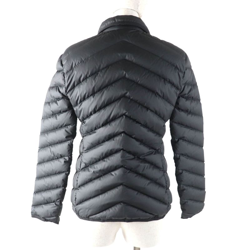 Hermes 23AW 3h0185da Quilted Overshirt Down Jacket With Crude Cell Patch Black