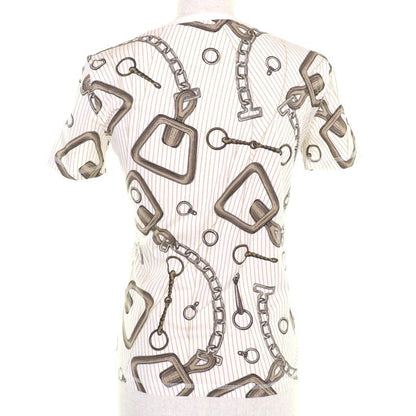 Hermes 24SS 4h4648dh Kaleidoscope Effect 100% Cotton Short Sleeve T-shirt