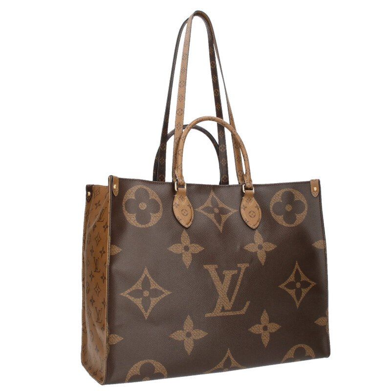 Louis Vuitton M45320 On The Go GM Monogram Giant Rebirth Tote Bag Men's GM