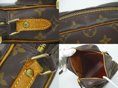 Authentic Louis Vuitton LV Amazon Monogram Shoulder Bag Pochette Brown M45236