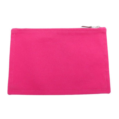 Hermes Logo Accessory Pouch Canvas Women
