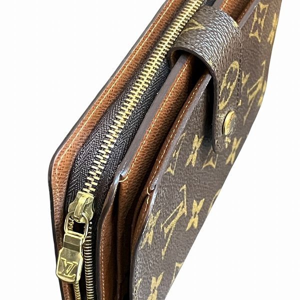 Louis Vuitton Monogram Porte Papier Zip M61207 Bifold Wallet Unisex
