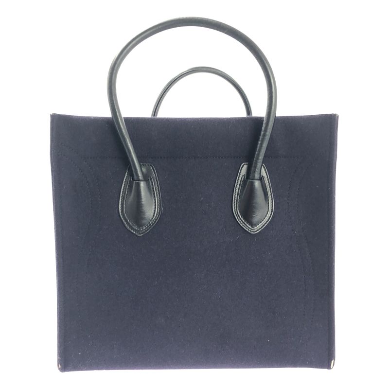Celine Phoebe Philo Phoebe Luggage Phantom Felt Handbag - Navy - Women