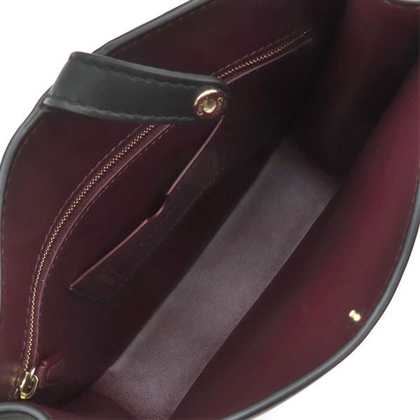 Cartier Shoulder Bag Hobo Bag Sm Leather Black Gold Hardware Must de Cartier