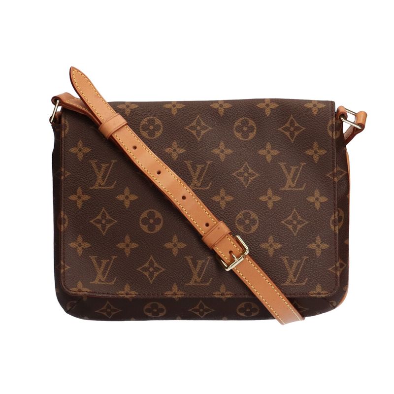 Louis Vuitton Shoulder Bag Monogram Musette Tango Monogram Canvas M51257 Brown